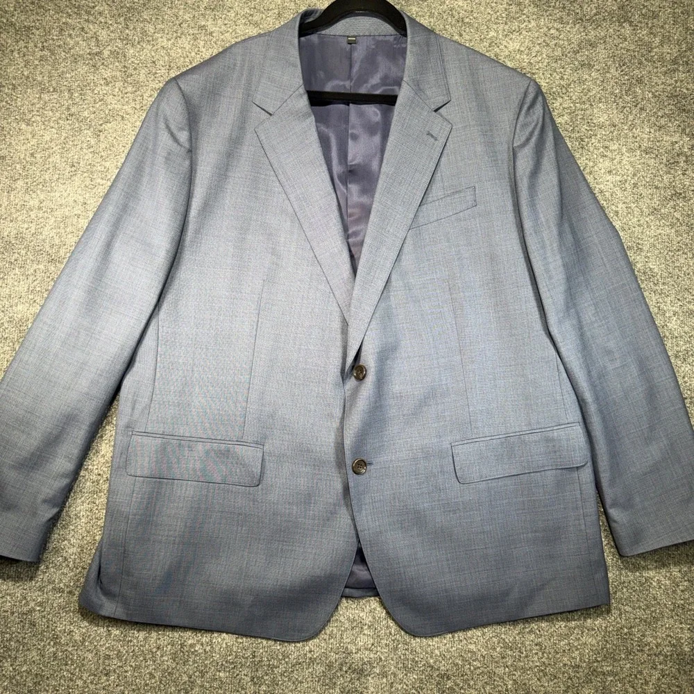 Bonobos Standard Fit Blazer Mens 52R Blue Tollegno 1900 Italian Wool Sport Coat